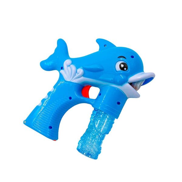 Lança Bolhas De Sabão Pistola Lançador De Bolinhas Golfinho - Imagem 9