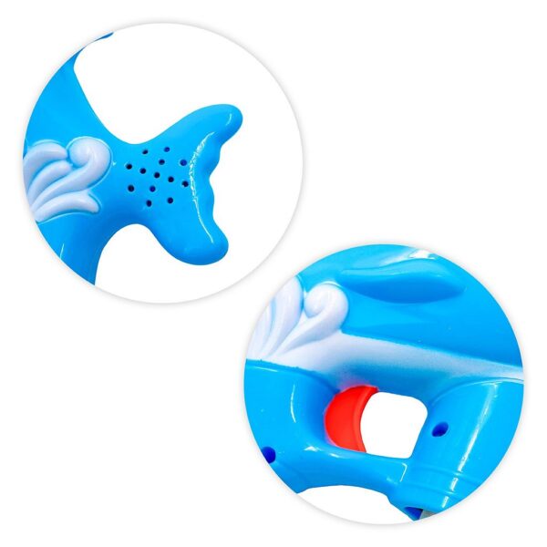 Lança Bolhas De Sabão Pistola Lançador De Bolinhas Golfinho - Imagem 8