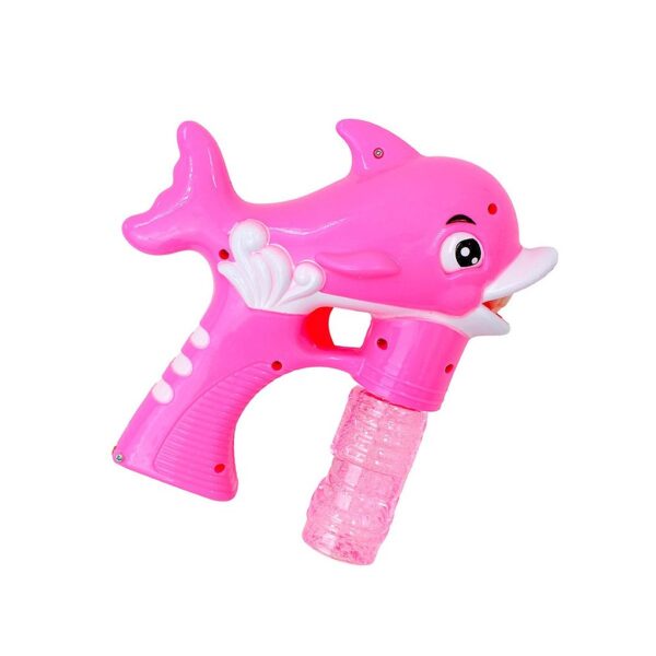 Lança Bolhas De Sabão Pistola Lançador De Bolinhas Golfinho - Imagem 7