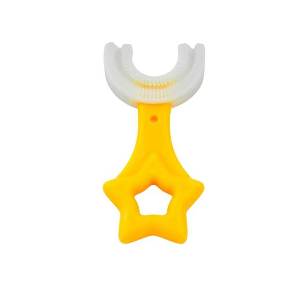 Escova De Dentes Infantil De Silicone Formato Em U 360º Grau - Imagem 6