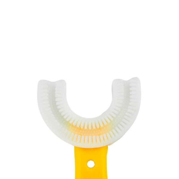 Escova De Dentes Infantil De Silicone Formato Em U 360º Grau - Imagem 2